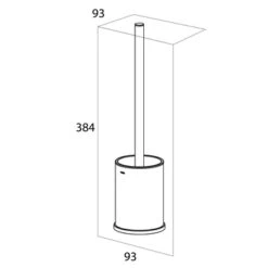 Tiger Toiletborstelhouder Colar Chroom 12 Tiger Toiletborstelhouder Colar Chroom -badkamer 123 2586