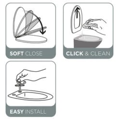 Tiger Wc-bril Blade Wit Met Sofclose En Quick-release -badkamer 123 2599