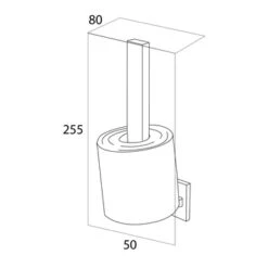 Tiger Reserverolhouder Items Hangend RVS -badkamer 123 2670