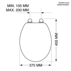 Tiger WC Bril Steigerhout Met Softclose -badkamer 123 2707