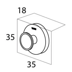 Tiger Haak Urban Klein Zwart -badkamer 123 2768