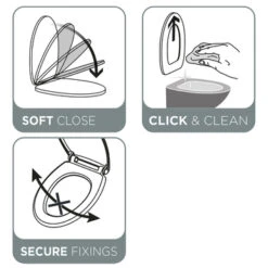 Tiger WC Bril Amadora Wit Kunststof Met Softclose -badkamer 123 2806