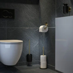 Tiger Tune Toiletrolhouder Messing/zwart 16 Tiger Tune Toiletrolhouder Messing/zwart -badkamer 123 2829