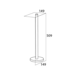 Tiger Reserverolhouder Zwart -badkamer 123 2899