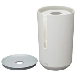 Tiger Reserverolhouder TESS Met Deksel Vrijstaand Wit/lichtgrijs -badkamer 123 2927