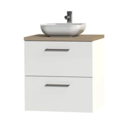 Tiger Badkamermeubel Studio 60cm Hoogglans Wit/witte Waskom Met Vierkante Greep 15 Tiger Badkamermeubel Studio 60cm Hoogglans Wit/witte Waskom Met Vierkante Greep -badkamer 123 298