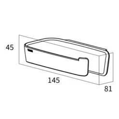 Tiger Toiletrolhouder TESS Zwart 19 Tiger Toiletrolhouder TESS Zwart -badkamer 123 2998