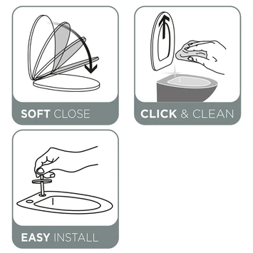 Tiger WC Bril Venture Pergamon Kunststof Met Softclose 12 Tiger WC Bril Venture Pergamon Kunststof Met Softclose - Afbeelding 10