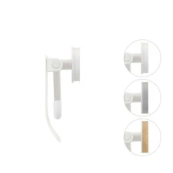 Tiger Toiletrolhouder Urban Wit Met Klep -badkamer 123 3080