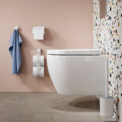 Tiger Toiletrolhouder Urban Wit Met Klep -badkamer 123 3086