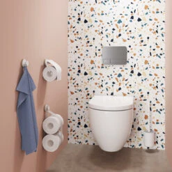Tiger Toiletrolhouder Urban Wit Met Klep -badkamer 123 3087