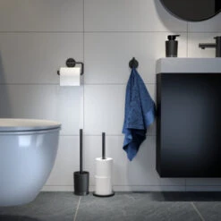 Tiger Vrijstaande Reserverolhouder Tune Zwart -badkamer 123 3094