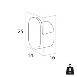 Tiger Handdoekhaak Cooper Klein RVS 11 Tiger Handdoekhaak Cooper Klein RVS -badkamer 123 3115