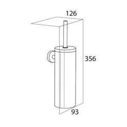 Tiger Toiletborstelhouder Boston Hangend RVS 13 Tiger Toiletborstelhouder Boston Hangend RVS -badkamer 123 3155