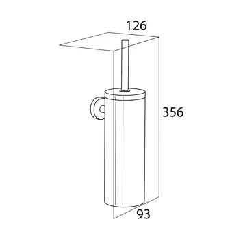 Tiger Toiletborstelhouder Boston Hangend RVS 8 Tiger Toiletborstelhouder Boston Hangend RVS - Afbeelding 6