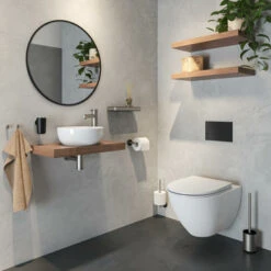 Tiger Reserverolhouder Cooper RVS/zwart -badkamer 123 3181