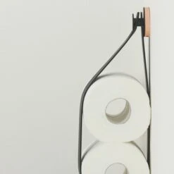 Tiger Reserverolhouder Urban Zwart -badkamer 123 3187