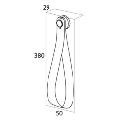 Tiger Reserverolhouder Urban Zwart -badkamer 123 3190