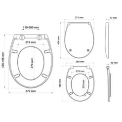 Tiger WC Bril Amadora Grijs Kunststof Met Softclose -badkamer 123 3279