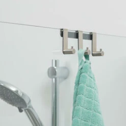 Tiger Douchecabine 3-haak RVS Geborsteld -badkamer 123 3288