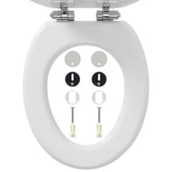 Tiger WC Bril Mississippi Wit Hout Met Softclose -badkamer 123 3344