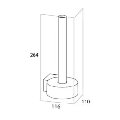 Tiger Reserverolhouder Nomad Hangend Zwart 7 Tiger Reserverolhouder Nomad Hangend Zwart -badkamer 123 3381
