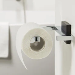 Tiger Toilethouder Zenna Chroom/Wengé -badkamer 123 3465