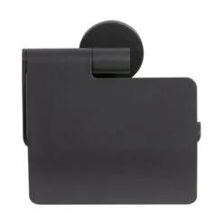 Tiger Wc-Rolhouder Met Klep Noon Zwart -badkamer 123 3468