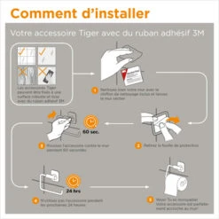 Tiger Reserverolhouder Tune RVS -badkamer 123 3493