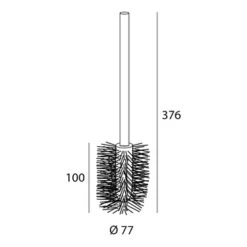 Tiger Toiletborstel Universeel Chroom -badkamer 123 3498