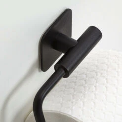 Tiger Toiletrolhouder Colar Zonder Klep Zwart -badkamer 123 3512