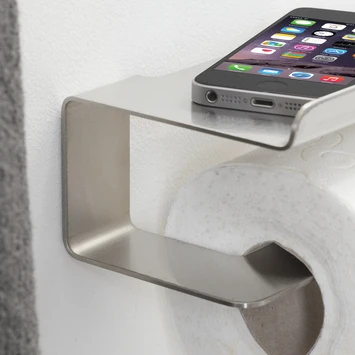 Tiger Toiletrolhouder Colar Met Plateau RVS 8 Tiger Toiletrolhouder Colar Met Plateau RVS - Afbeelding 6