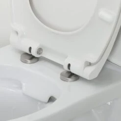 Tiger WC Bril Speckels Duroplast Zwart-wit -badkamer 123 3562