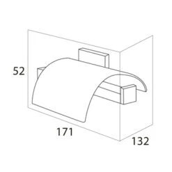 Tiger Toiletrolhouder Items Met Klep RVS 7 Tiger Toiletrolhouder Items Met Klep RVS -badkamer 123 3590