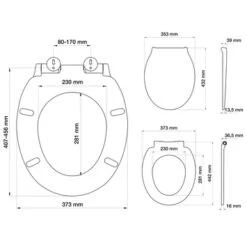 Tiger WC Bril Burton Wit Kunststof Met Softclose -badkamer 123 3638