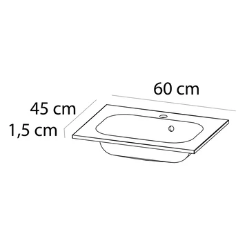 Tiger Reverse Meubelset Met 2 Lades 60 Cm Naturel Eik / Mat Wit Inclusief Oval Wastafel Mat Wit 4 Tiger Reverse Meubelset Met 2 Lades 60 Cm Naturel Eik / Mat Wit Inclusief Oval Wastafel Mat Wit - Afbeelding 2