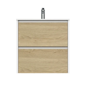 Tiger Reverse Meubelset Met 2 Lades 60 Cm Naturel Eik / Mat Wit Inclusief Oval Wastafel Mat Wit 6 Tiger Reverse Meubelset Met 2 Lades 60 Cm Naturel Eik / Mat Wit Inclusief Oval Wastafel Mat Wit - Afbeelding 4