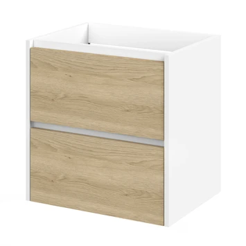 Tiger Reverse Meubelset Met 2 Lades 60 Cm Naturel Eik / Mat Wit Inclusief Oval Wastafel Mat Wit 7 Tiger Reverse Meubelset Met 2 Lades 60 Cm Naturel Eik / Mat Wit Inclusief Oval Wastafel Mat Wit - Afbeelding 5