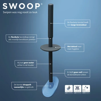 Tiger Toiletborstelhouder Tess Met Opbergvak Staand Zwart/antraciet 15 Tiger Toiletborstelhouder Tess Met Opbergvak Staand Zwart/antraciet - Afbeelding 13