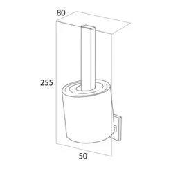 Tiger Reserverolhouder Items Hangend Chroom -badkamer 123 3699