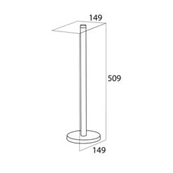 Tiger Reserverolhouder Boston Chroom Losstaand 11 Tiger Reserverolhouder Boston Chroom Losstaand -badkamer 123 3741