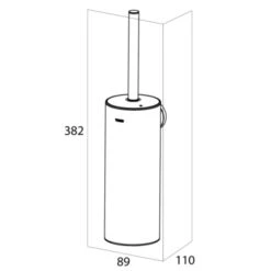 Tiger Toiletborstelhouder Noon Zwart 17 Tiger Toiletborstelhouder Noon Zwart -badkamer 123 3777