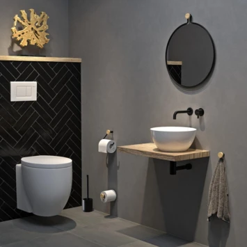 Tiger Toiletrolhouder Sem Zwart 8 Tiger Toiletrolhouder Sem Zwart - Afbeelding 6