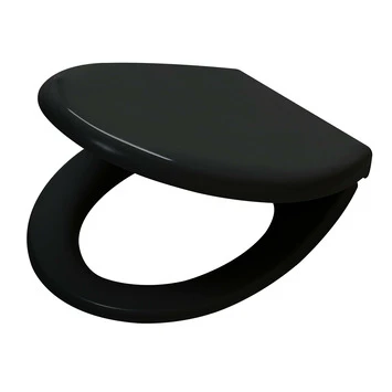 Tiger WC Bril Amadora Zwart Kunststof Met Softclose 4 Tiger WC Bril Amadora Zwart Kunststof Met Softclose - Afbeelding 2