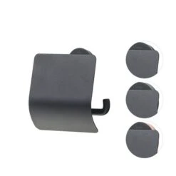 Tiger Toiletrolhouder Urban Zwart Met Klep -badkamer 123 3969