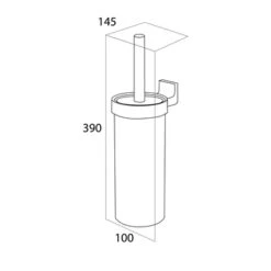 Tiger Toiletborstelhouder Ontario Chroom -badkamer 123 3978