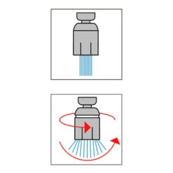 Tiger Keukenkraanslang Douche M22/M24 Waterbesparend 8 Tiger Keukenkraanslang Douche M22/M24 Waterbesparend -badkamer 123 4011