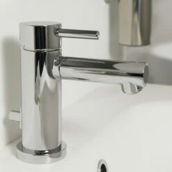 Tiger Wastafelkraan Boston Met Hendel En Waste Chroom -badkamer 123 4046