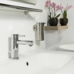 Tiger Wastafelkraan Boston Met Hendel En Waste Chroom -badkamer 123 4047