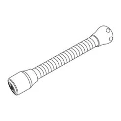 Tiger Splash Keukenkraanslang Chroom M22/M24 -badkamer 123 4055